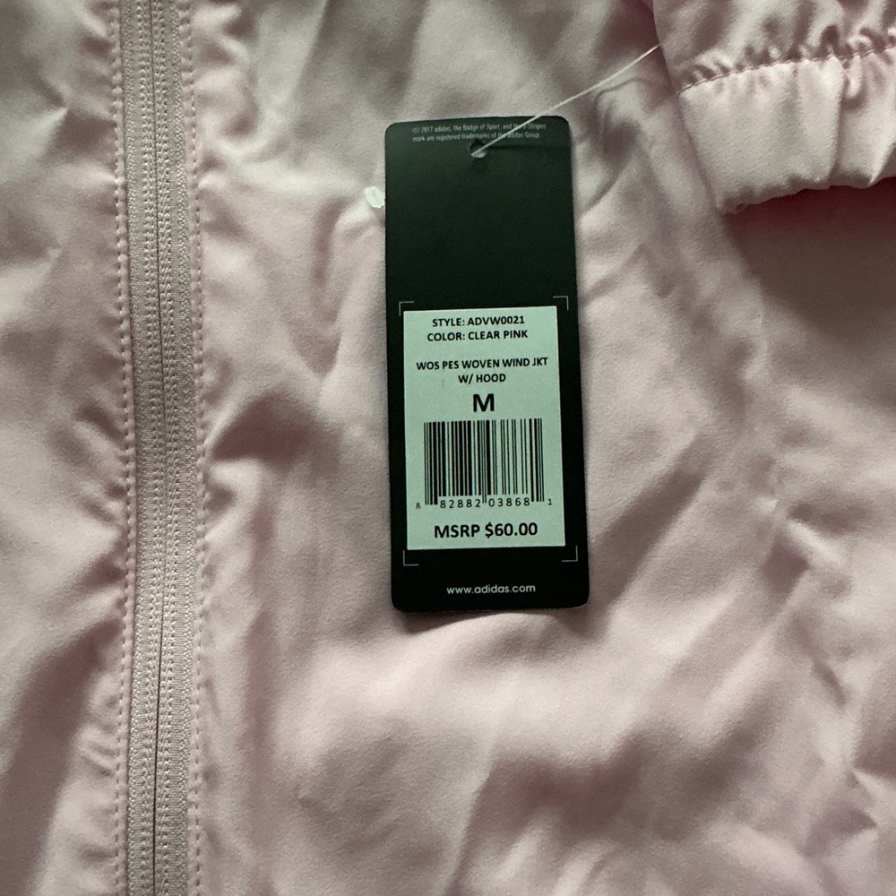 NWT Adidas Soft Pink Golf Jacket - Picture 5 of 6